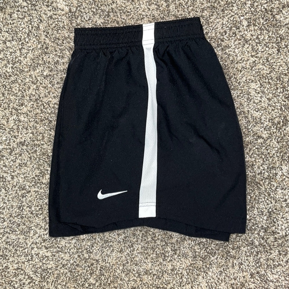 Nike black soccer shorts